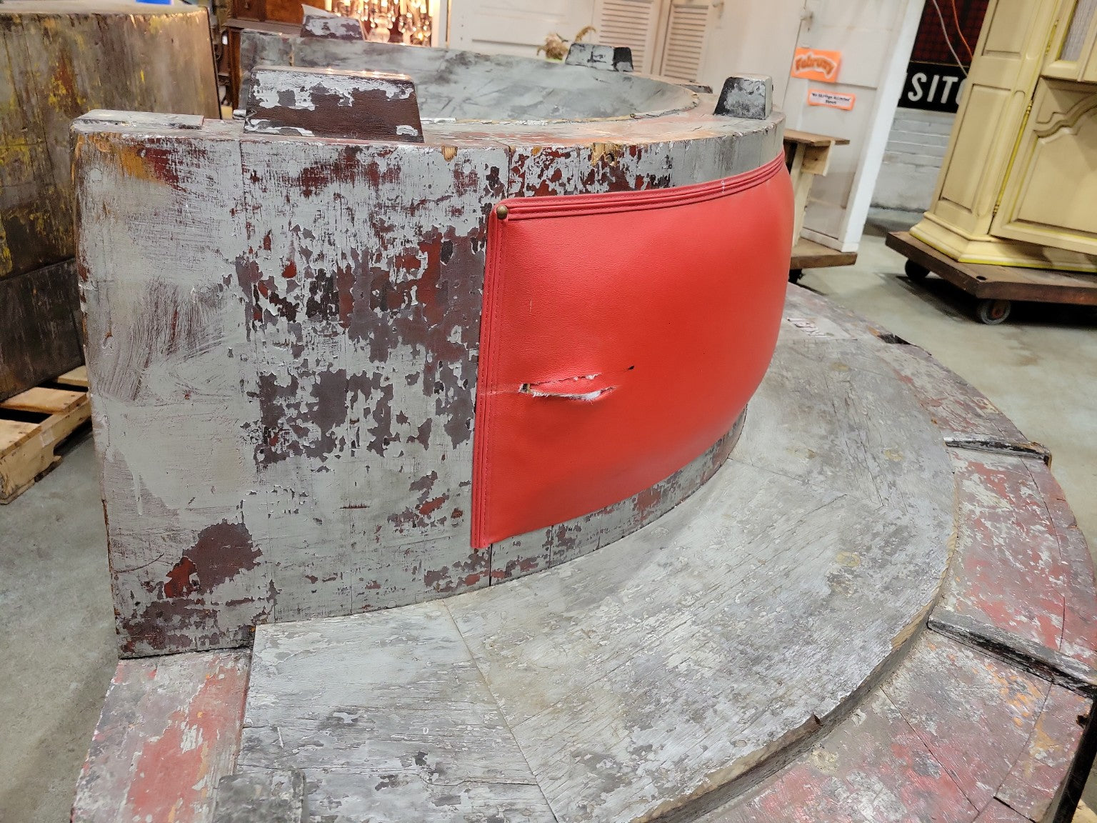 Cleveland Baseball Stadium Salvaged Foundry Mold Bench Seating