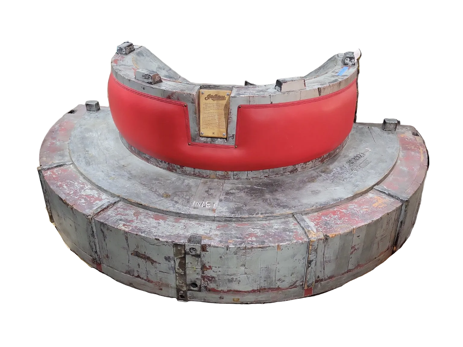 Cleveland Baseball Stadium Salvaged Foundry Mold Bench Seating