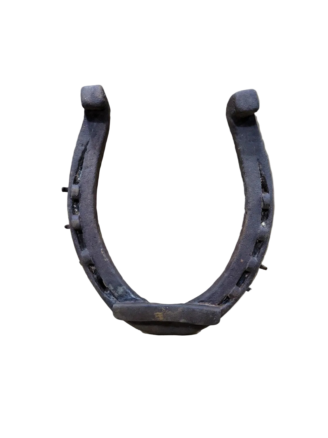 Antique Cast Iron Horseshoe Boot Scraper – Rustic Farm Tool