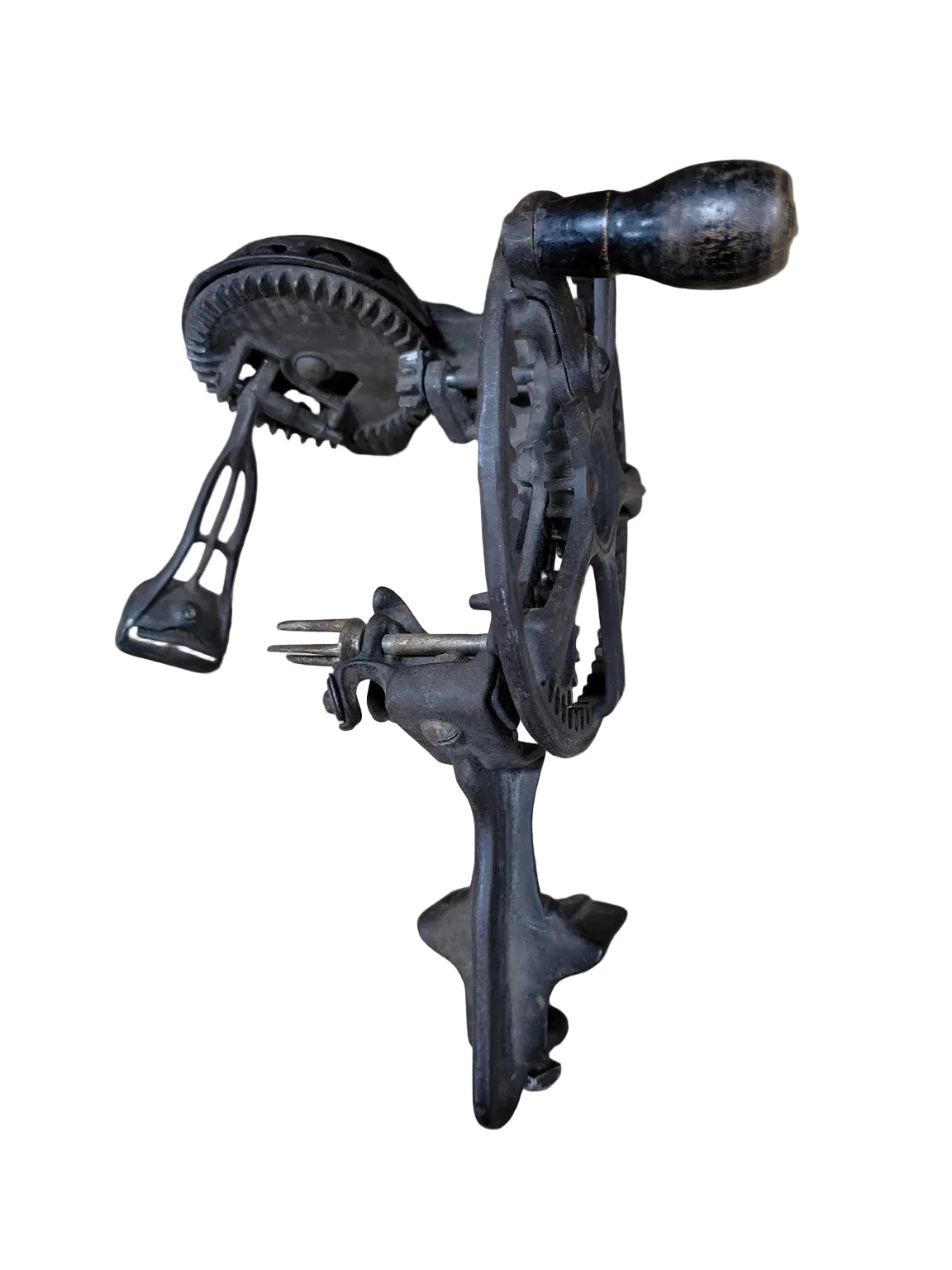 Antique Reading Hardware Apple Peeler – Cast Iron Hand Crank