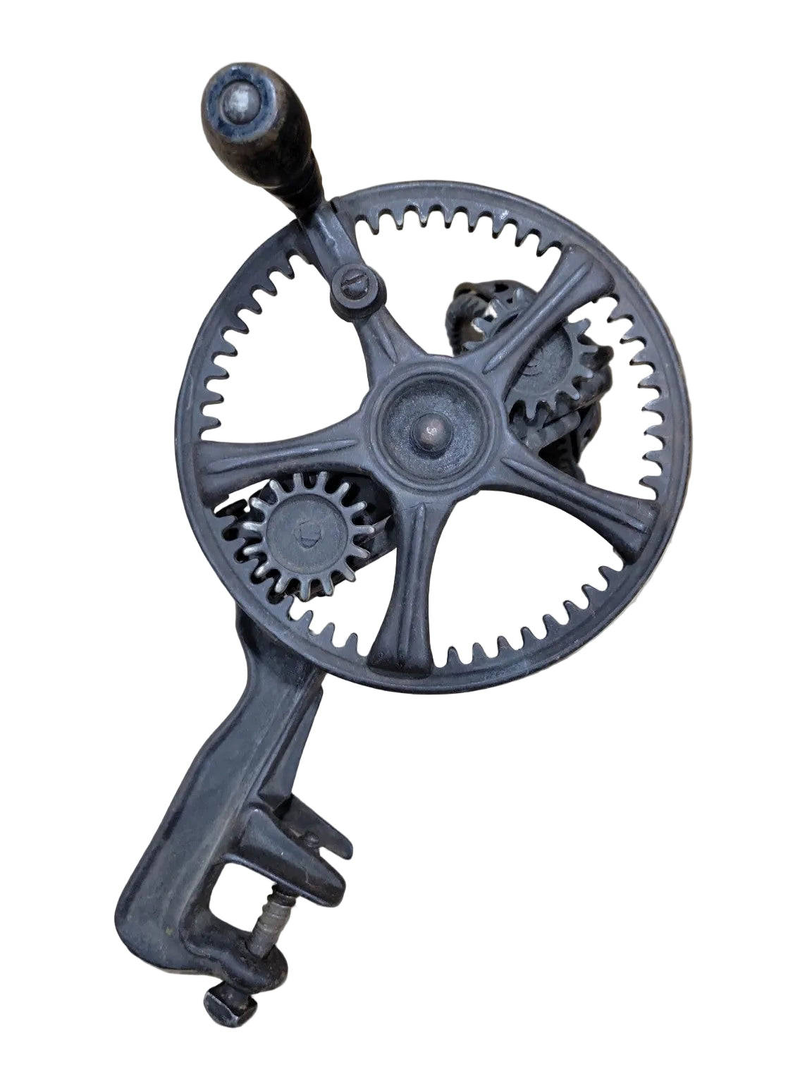 Antique Reading Hardware Apple Peeler – Cast Iron Hand Crank