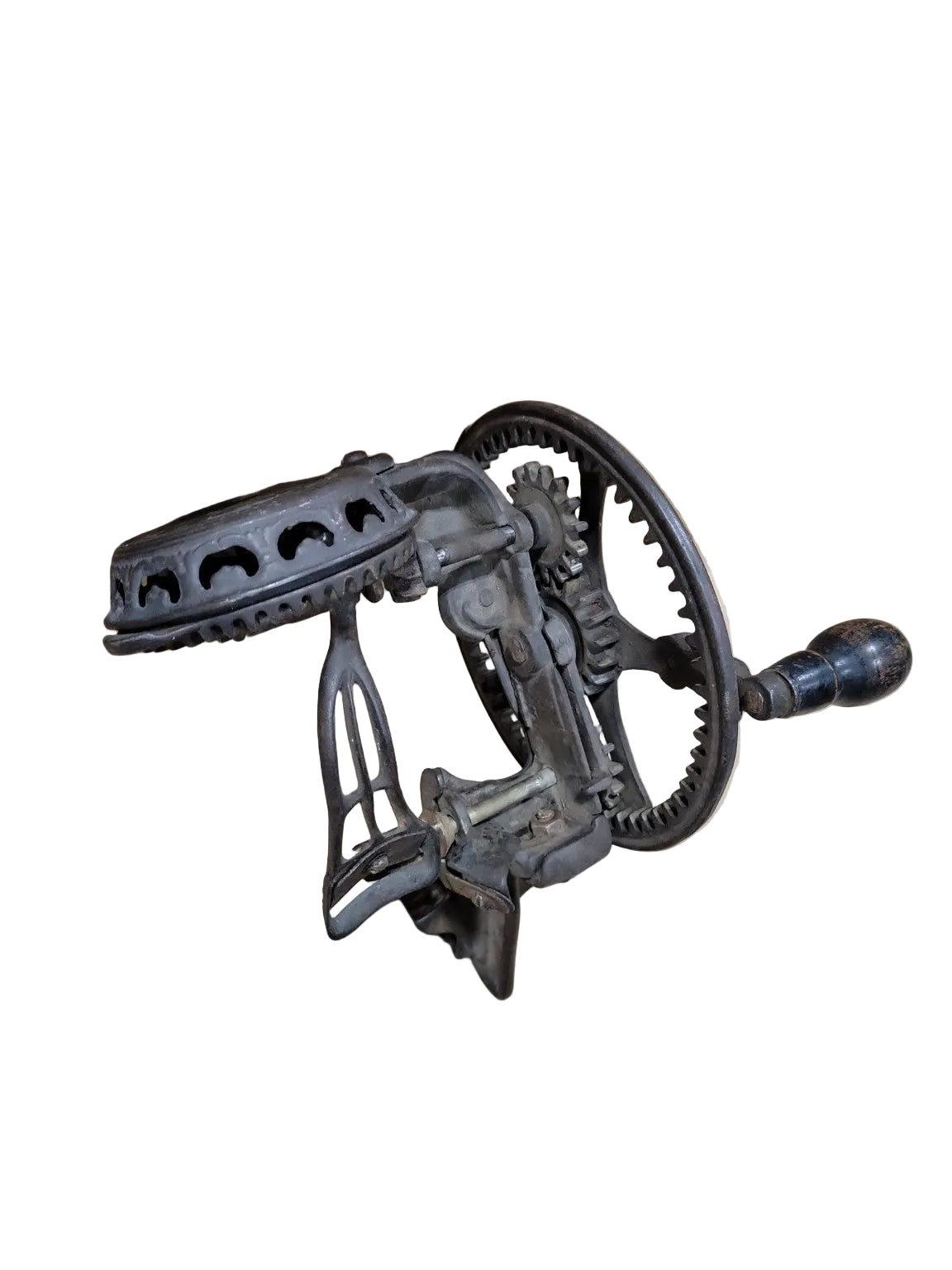 Antique Reading Hardware Apple Peeler – Cast Iron Hand Crank