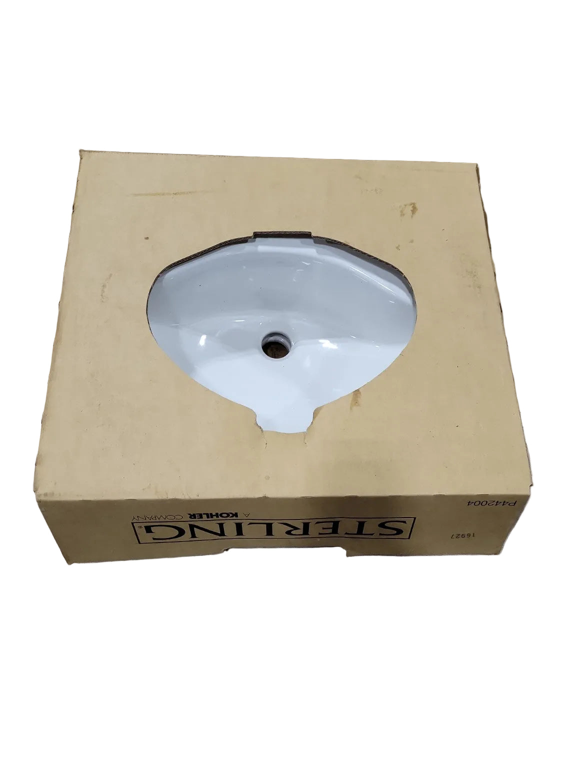 Sterling Kohler Drop-In Bathroom Sink – White 3-Hole Basin
