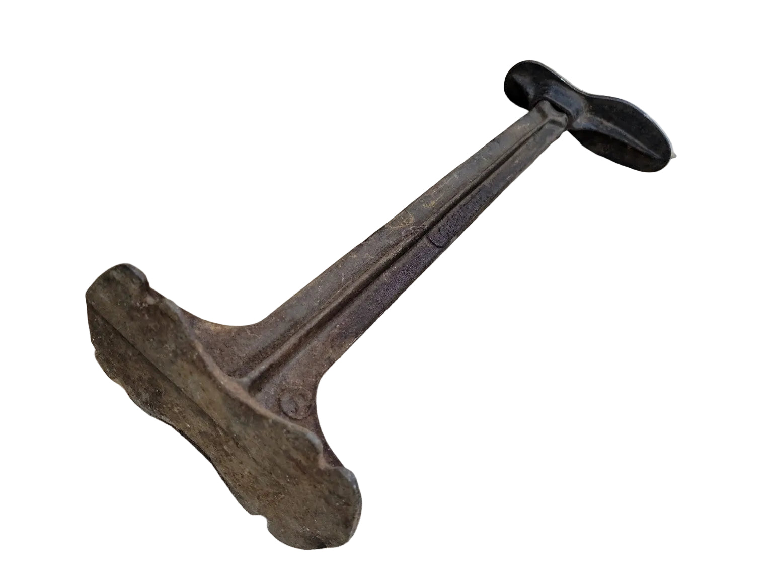 Antique Cast Iron Cobbler’s Shoe Last Stand – Industrial Form