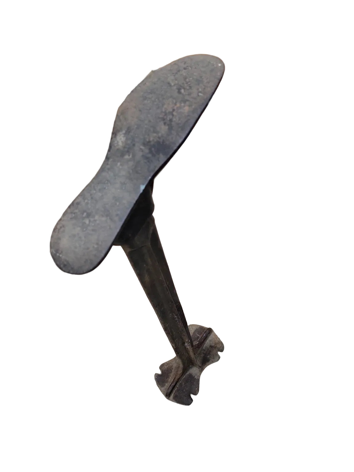 Antique Cast Iron Cobbler’s Shoe Last Stand – Industrial Form