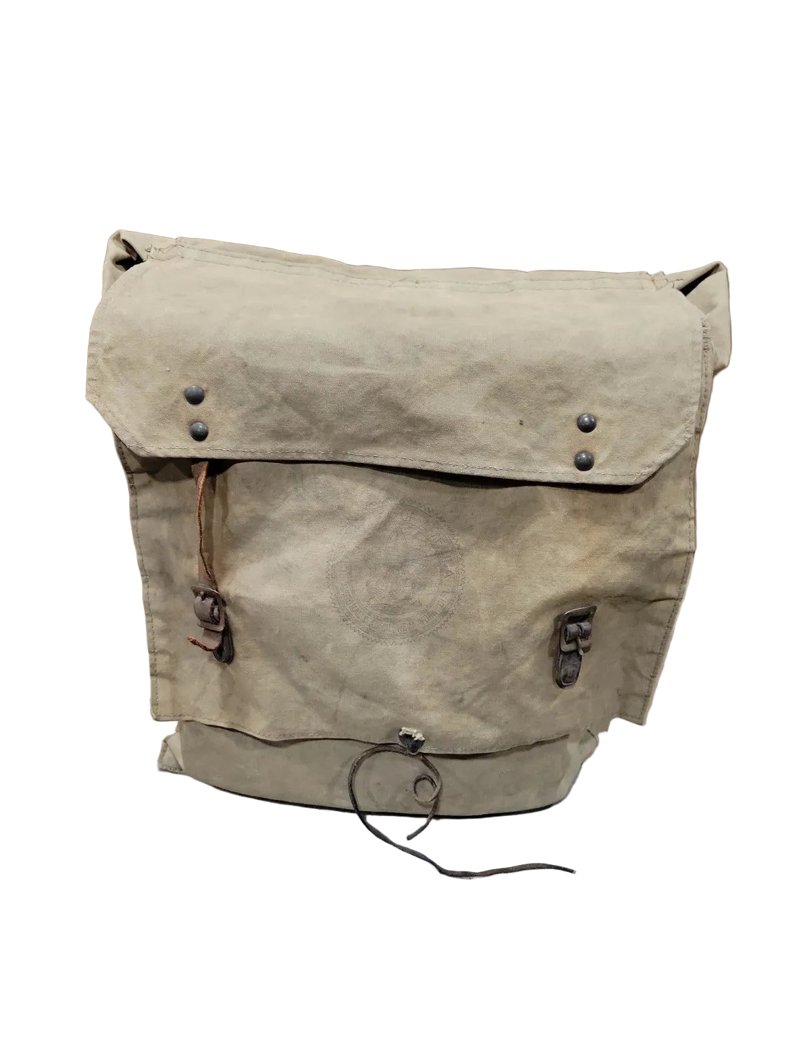 Vintage Boy Scouts Canvas Rucksack – Military Style Pack