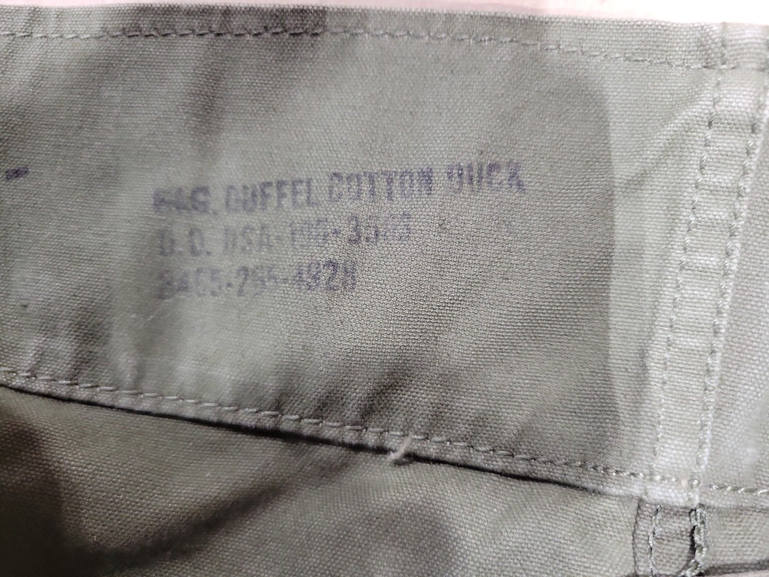 Vintage U.S. Military Canvas Duffel Bag – OD Green Field Gear