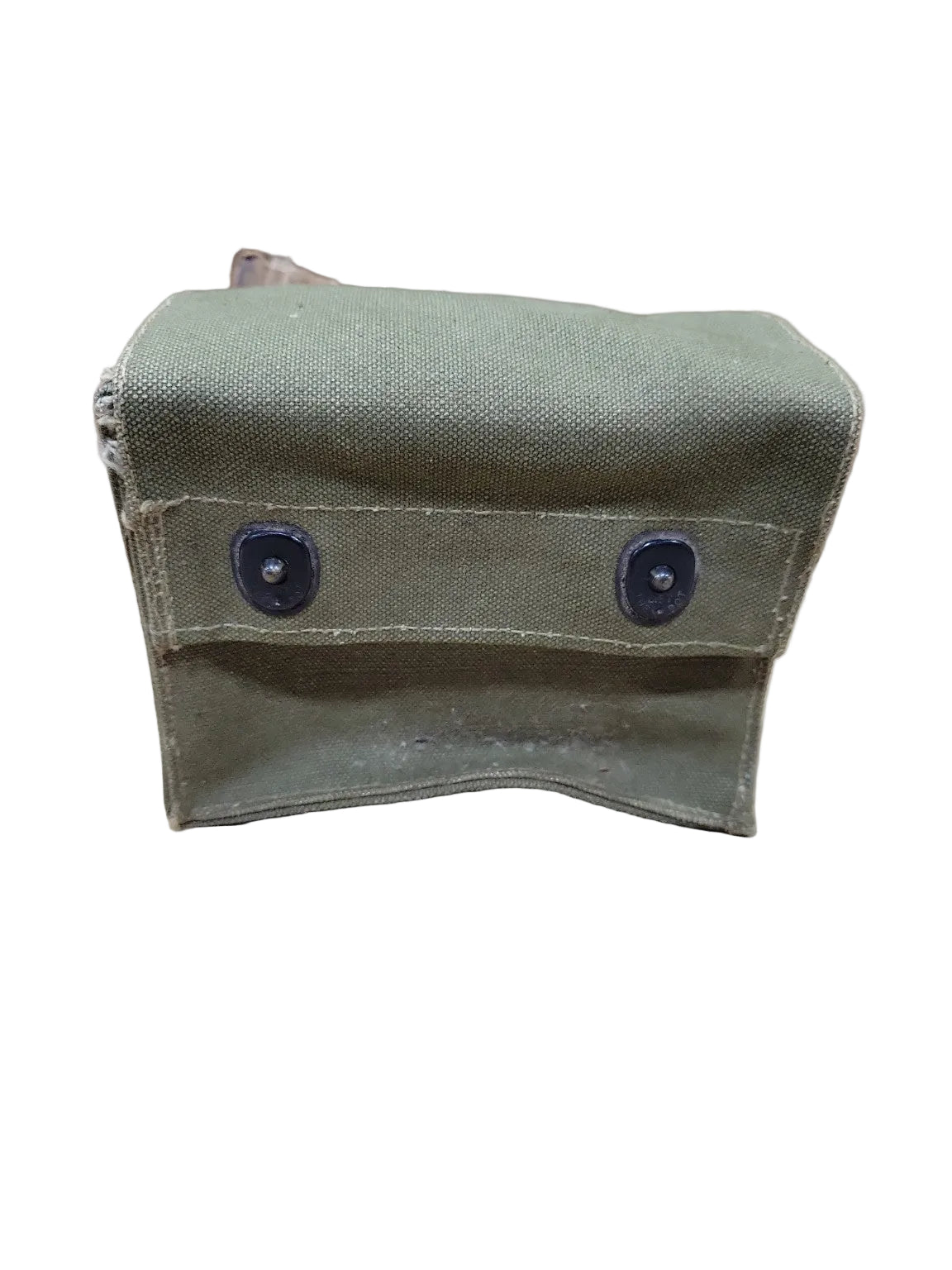 Vintage U.S. Military Canvas Survival / First Aid Kit Pouch with Contents