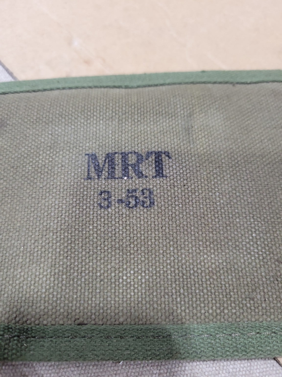 Vintage Military Canvas Case M65 – Korean War Era Gear