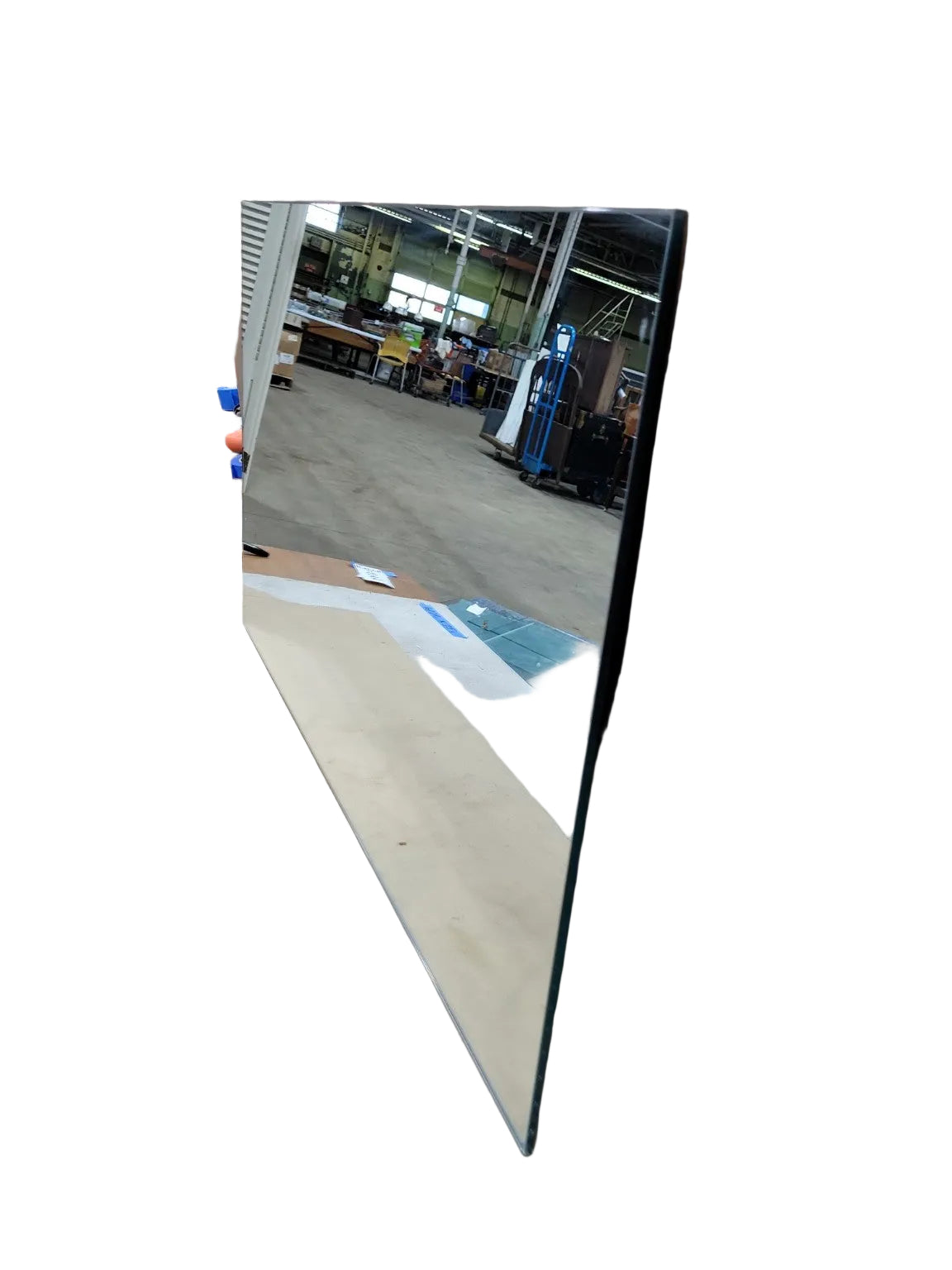 Frameless Wall Mirror – 19 1/4" x 32" Modern Glass Panel