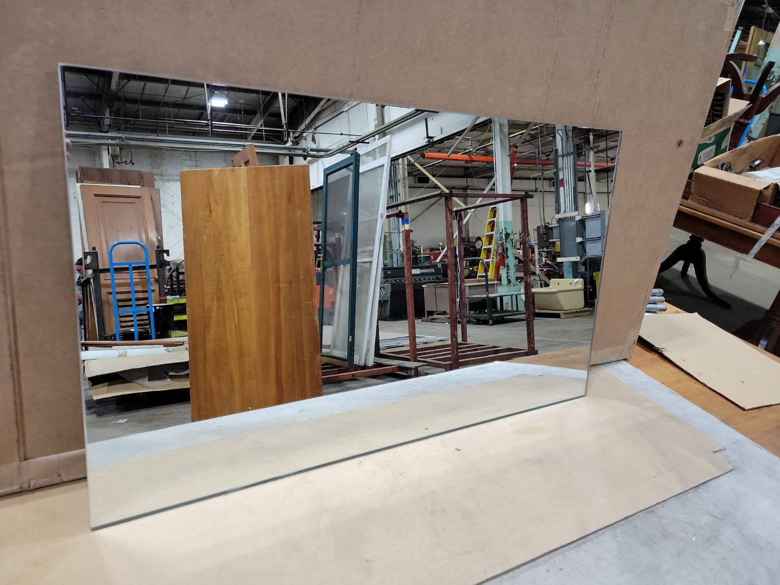 Frameless Wall Mirror – 16 7/8" x 29 3/8" Glass Panel