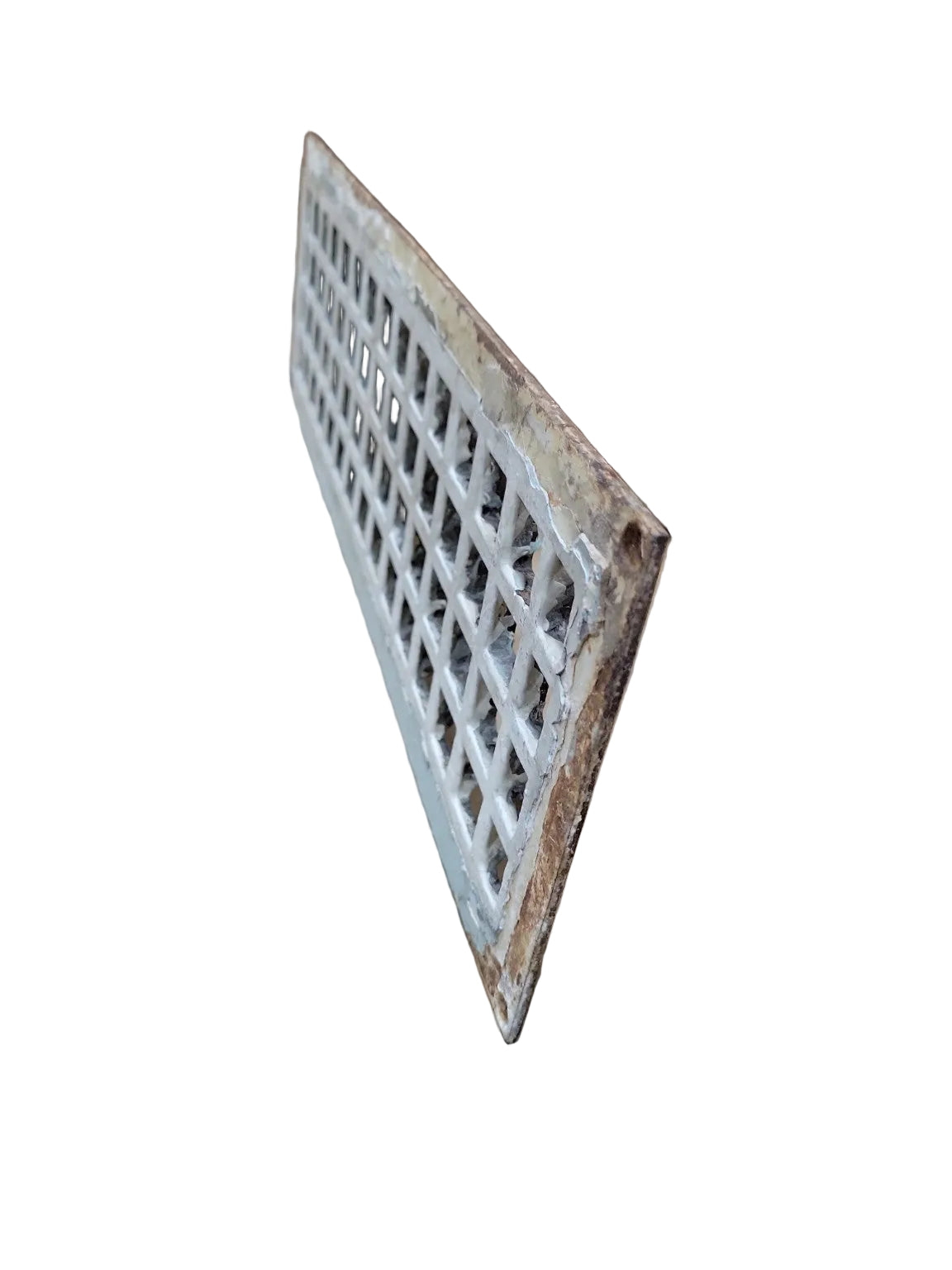 Vintage Cast Iron Floor Register Grate – 16 1/4 x 5 3/8