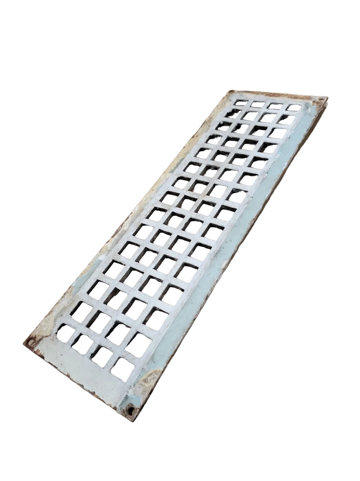 Vintage Cast Iron Floor Register Grate – 16 1/4 x 5 3/8