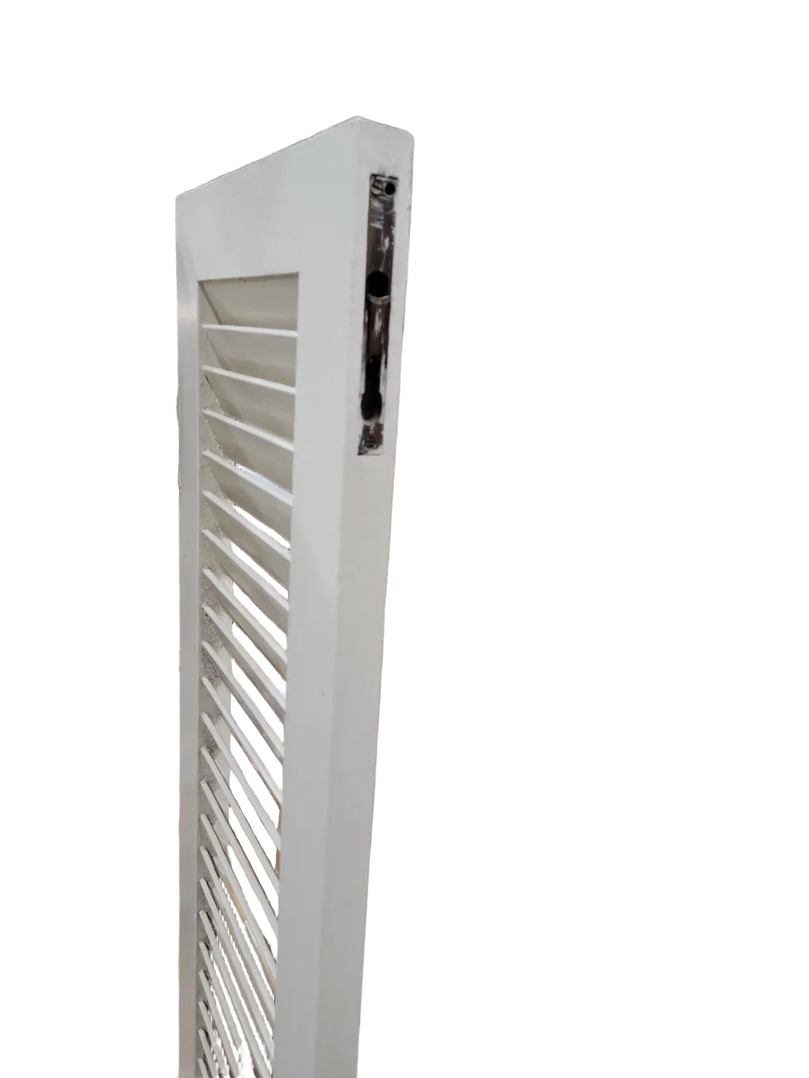 Vintage Solid Wood Louvered Bi-Fold Doors – Set of 4 Panels