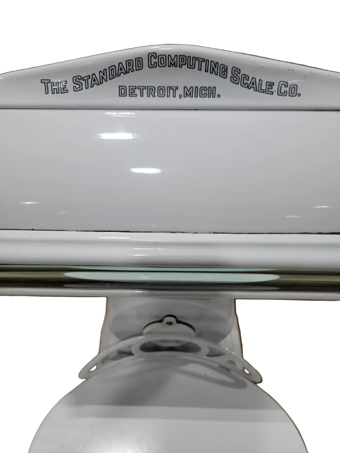 Antique Standard Computing Scale Co. Porcelain Counter Scale – Detroit