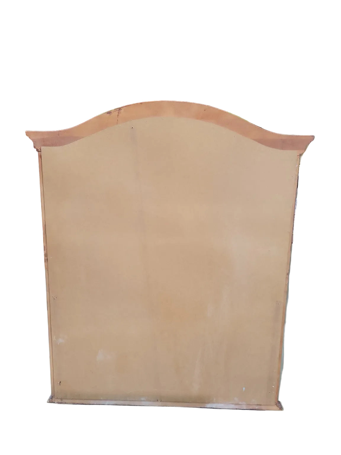 Traditional Cherry Finish Arched Wall Mirror – 40 ¼" x 48"