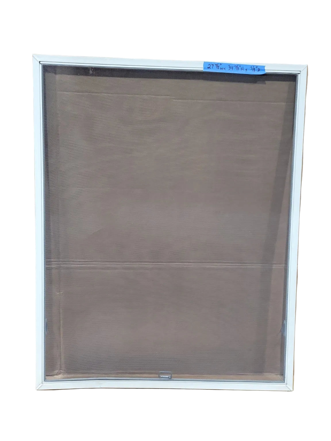 Aluminum Window Screen Insert – White Frame
