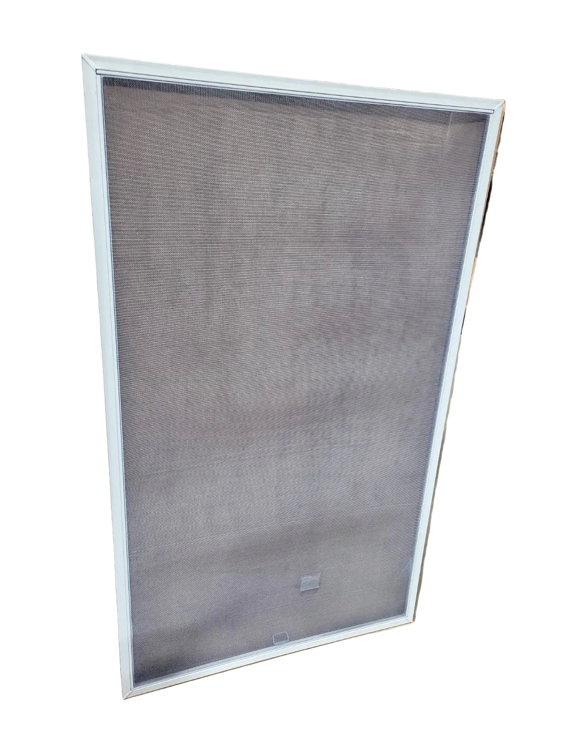 Aluminum Window Screen Insert – White Frame (Tall)