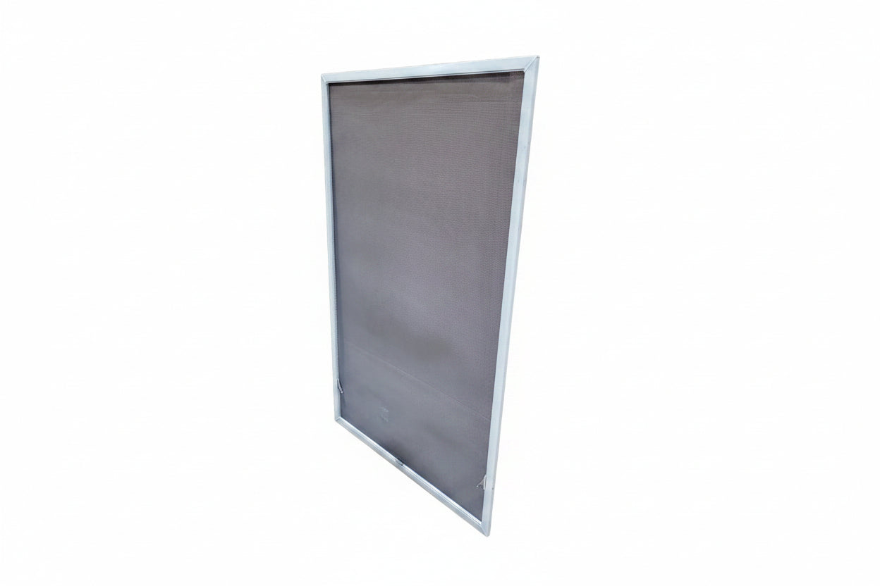 Aluminum Window Screen Insert – White Frame (Tall)