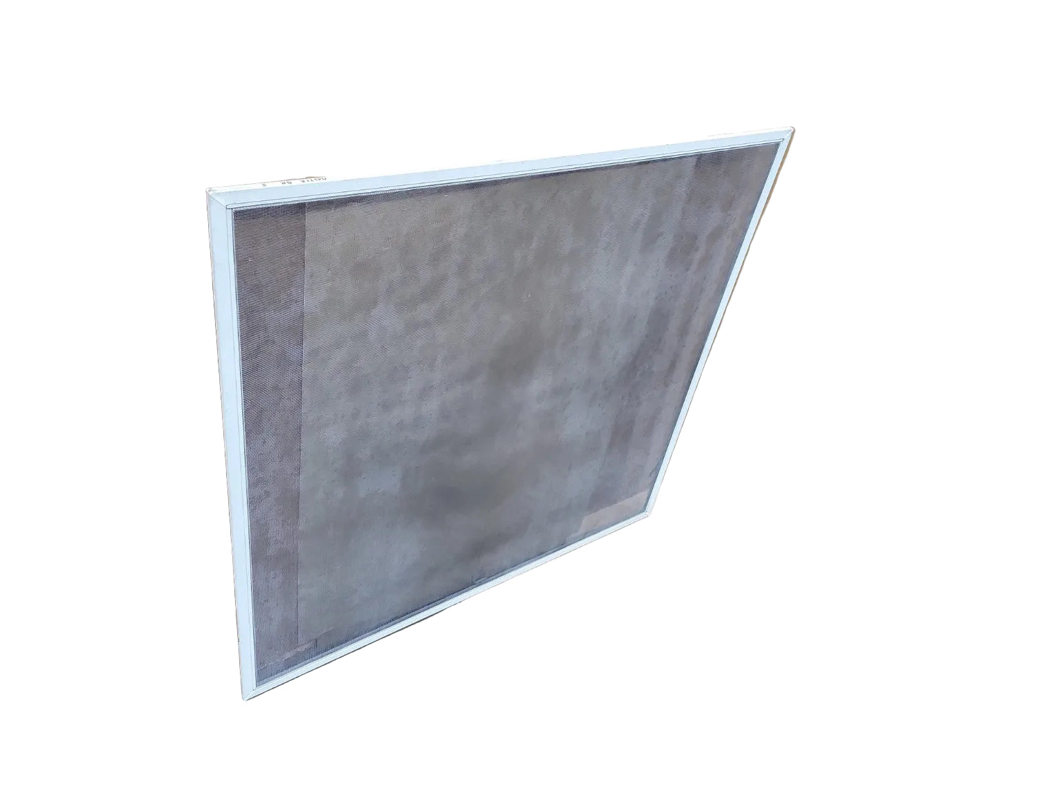 Aluminum Window Screen Insert – White Frame (Wide)