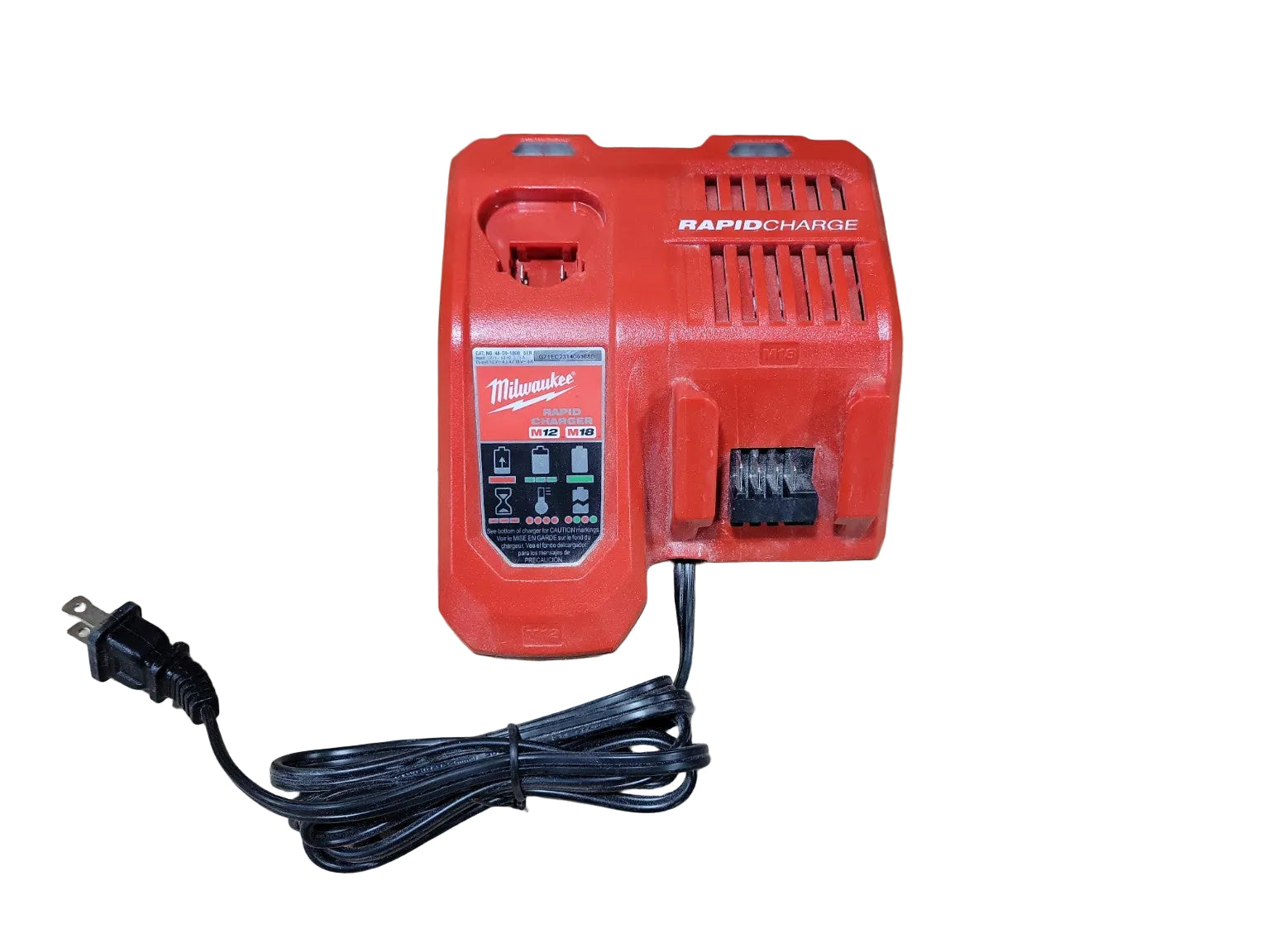 Milwaukee M12 M18 Rapid Battery Charger
