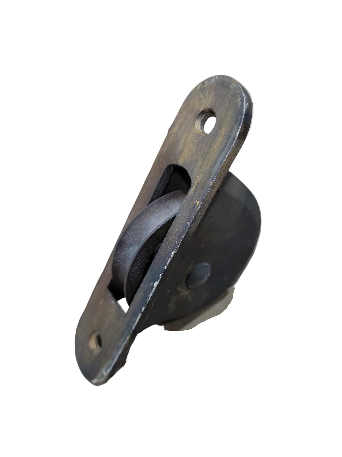 Vintage Recessed Steel Pulley Wheel – 5