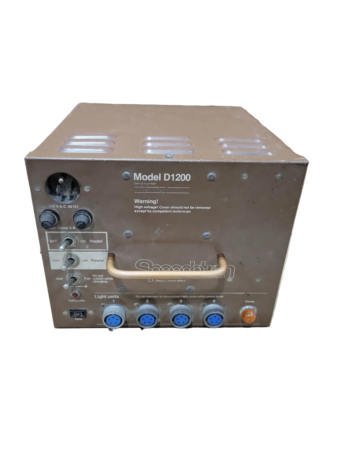 Vintage Speedotron D1200 Power Pack – Studio Lighting Unit