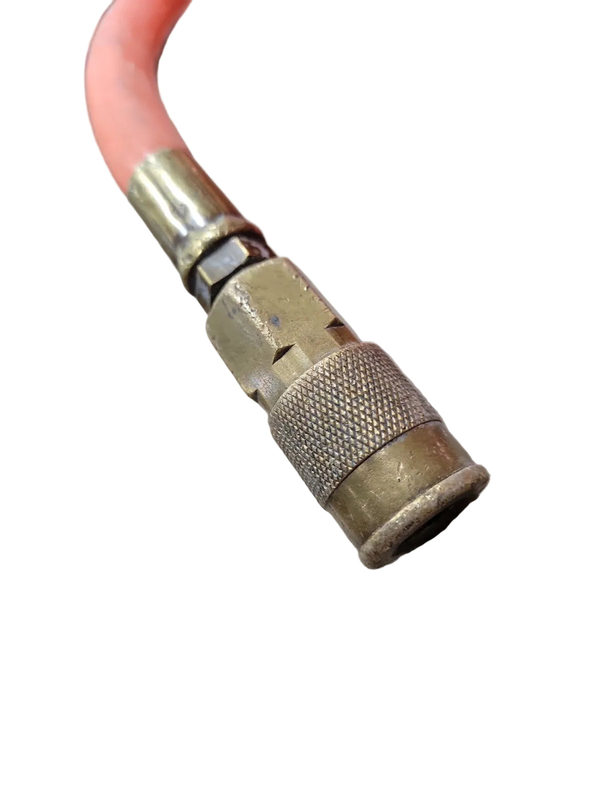50 ft Rubber Pneumatic Air Hose with Brass Fittings