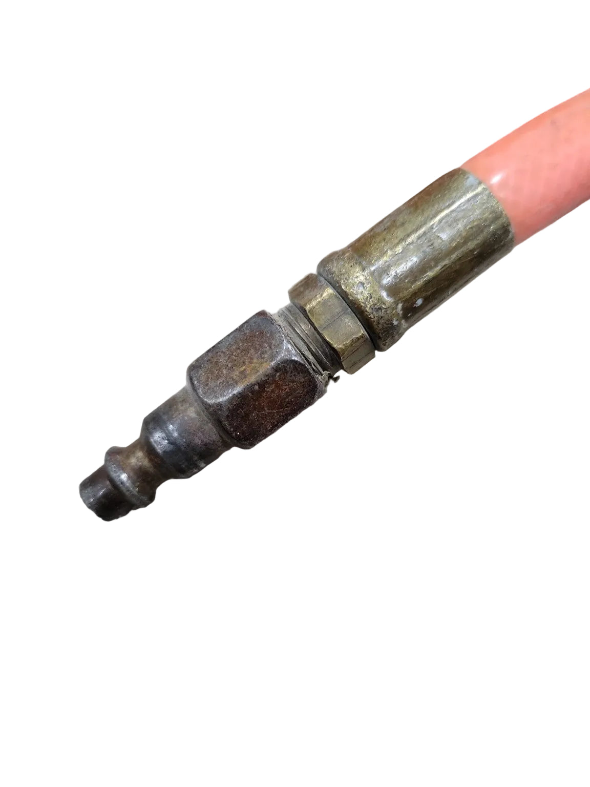 50 ft Rubber Pneumatic Air Hose with Brass Fittings