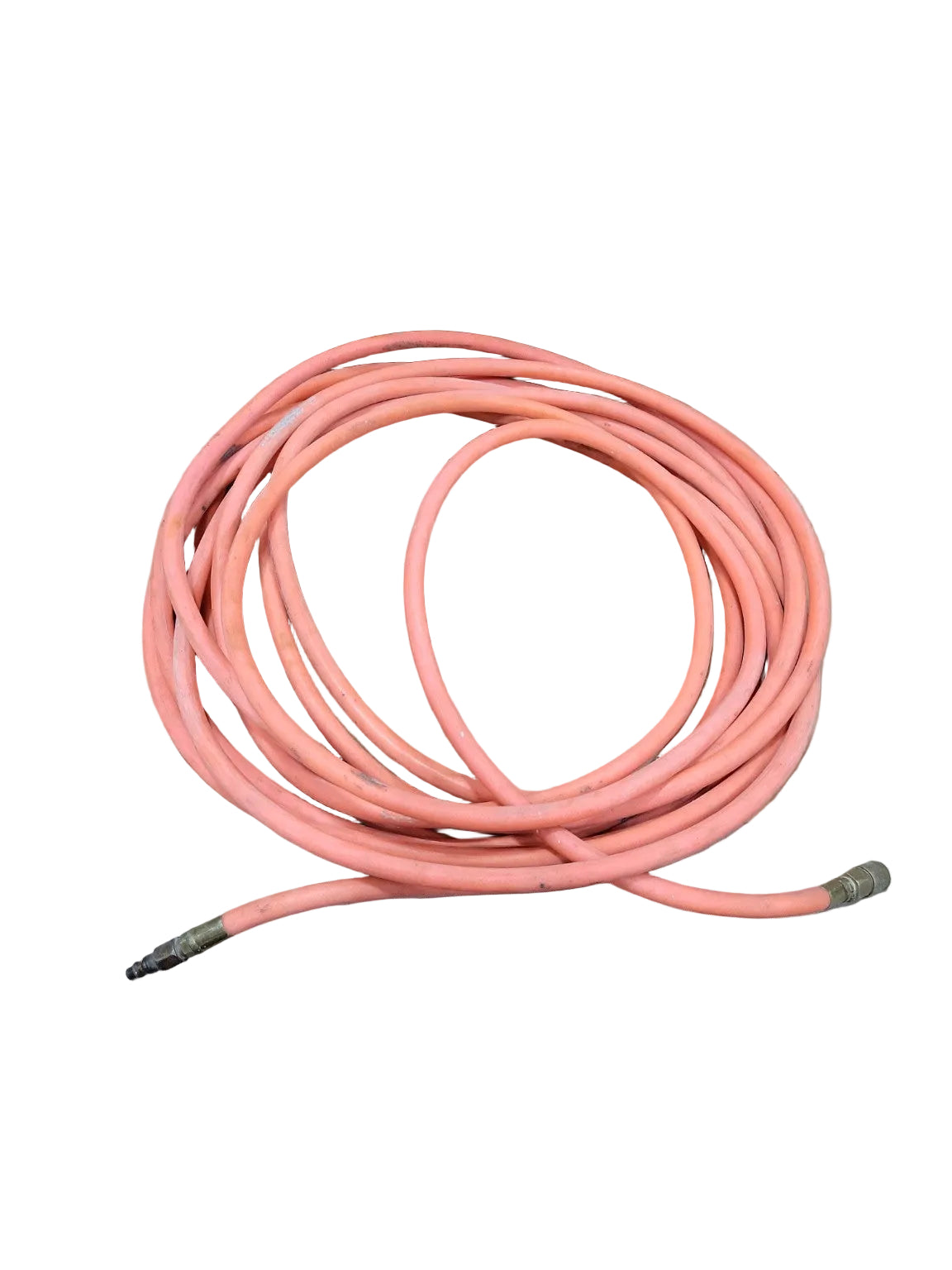 50 ft Rubber Pneumatic Air Hose with Brass Fittings
