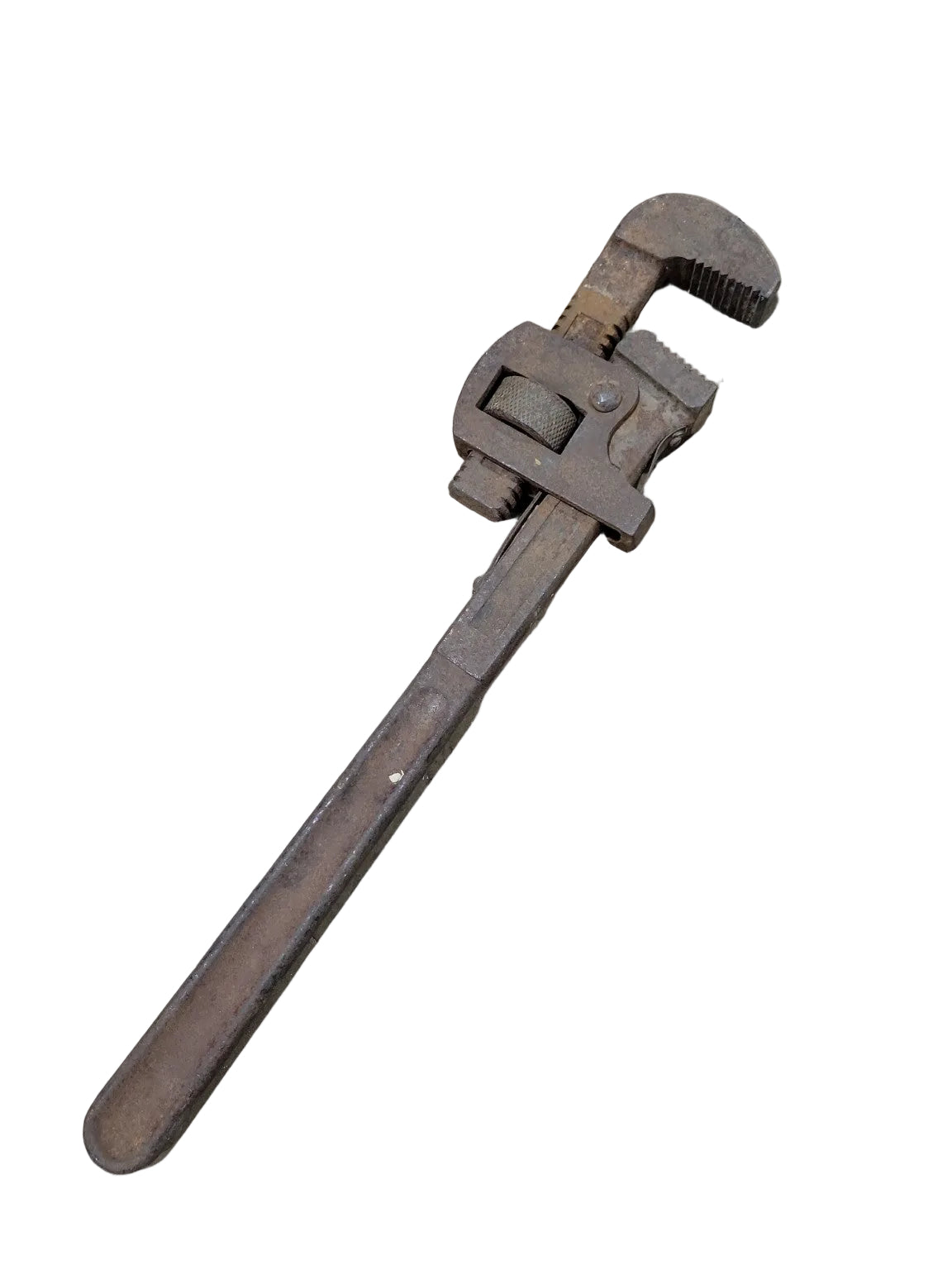 Vintage Steel Pipe Wrench – Industrial Adjustable Tool