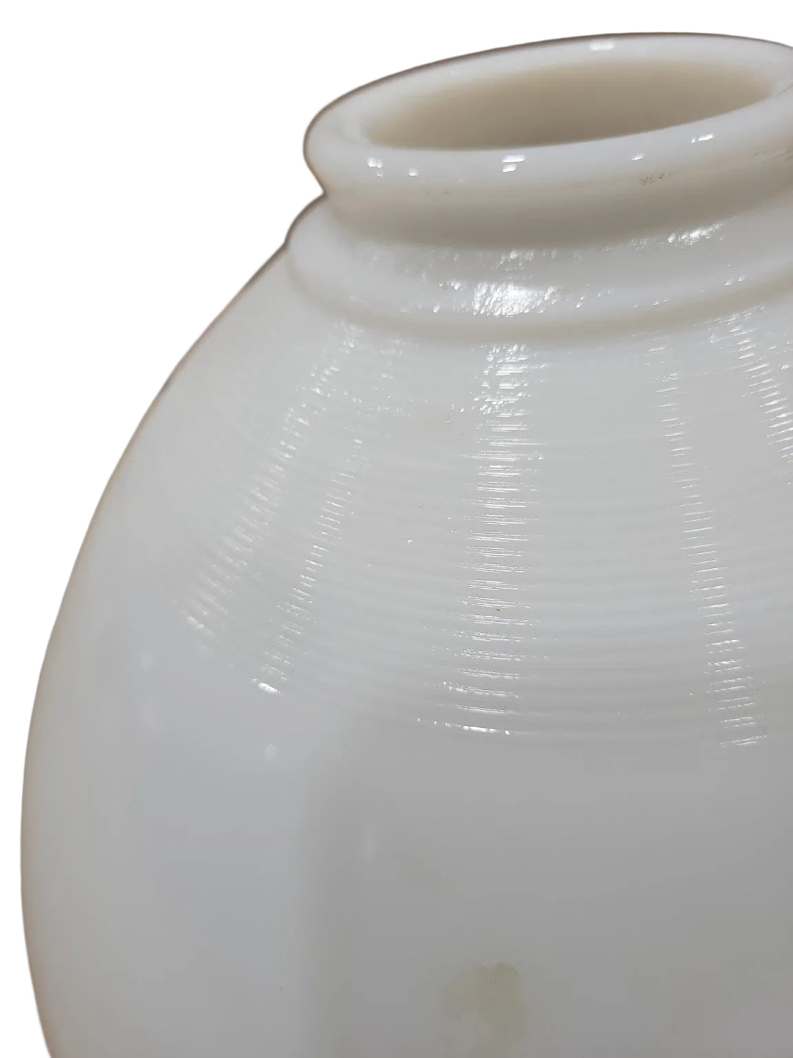 Vintage Milk Glass Dome Light Shade – 2.75" Fitter