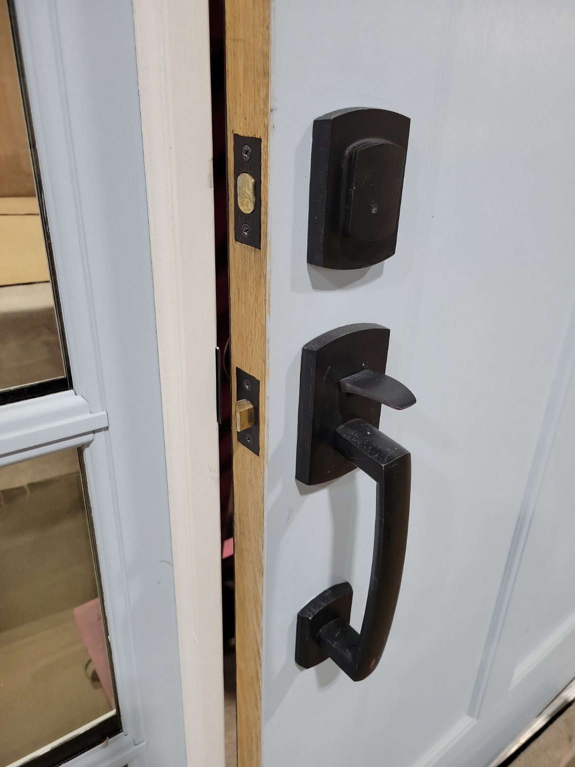 Modern Craftsman Exterior Door with Sidelight – Prehung Unit