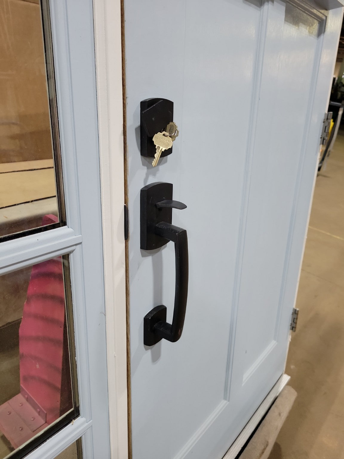Modern Craftsman Exterior Door with Sidelight – Prehung Unit