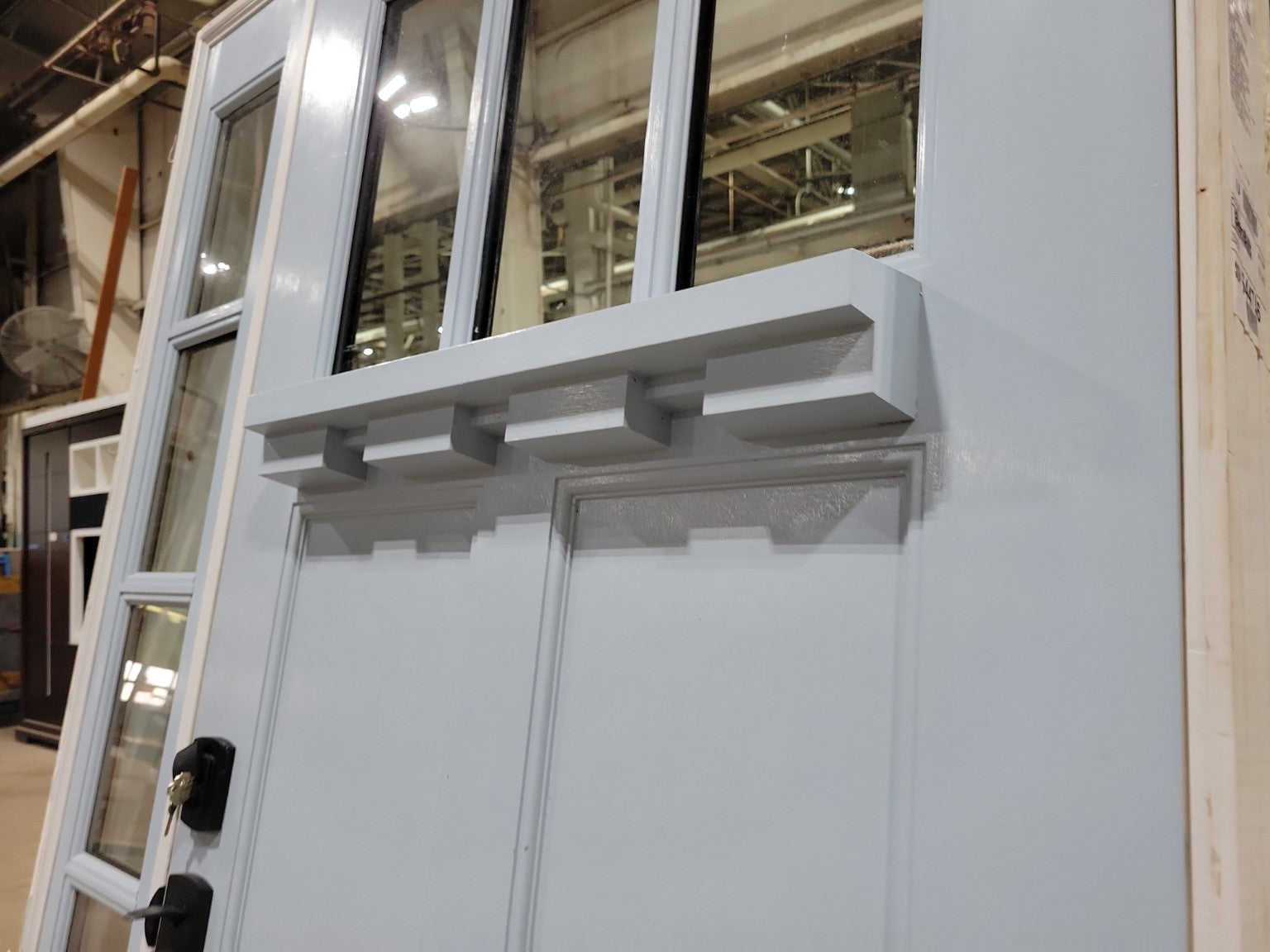 Modern Craftsman Exterior Door with Sidelight – Prehung Unit