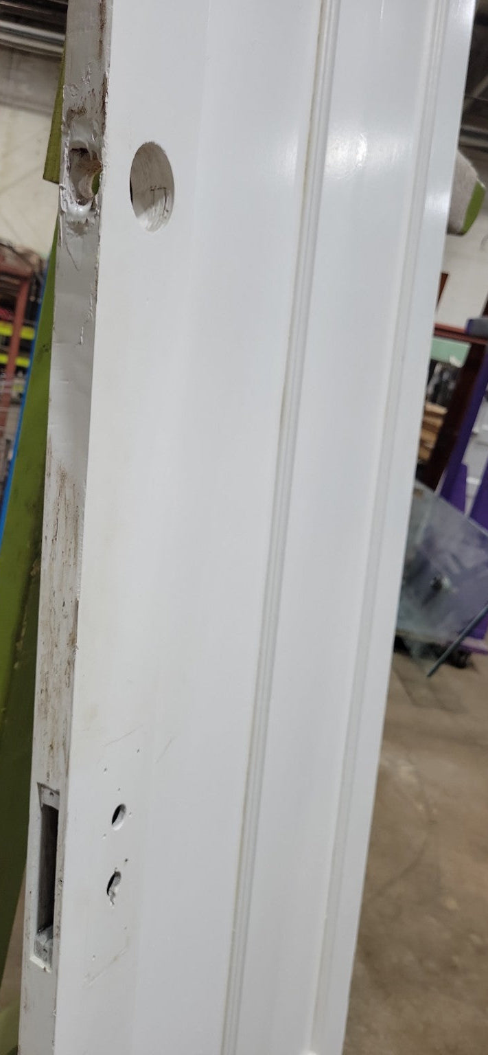 Vintage Painted 2-Panel Interior Wood Door