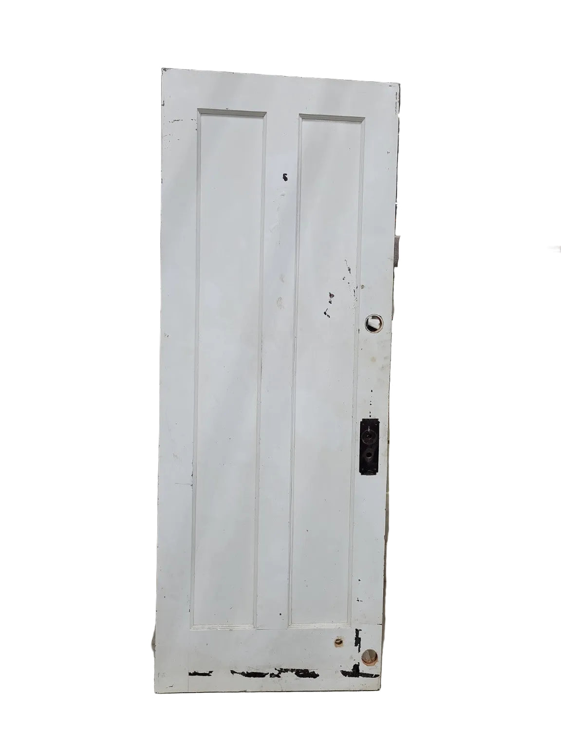 Vintage 2-Panel Interior Wood Door – Painted