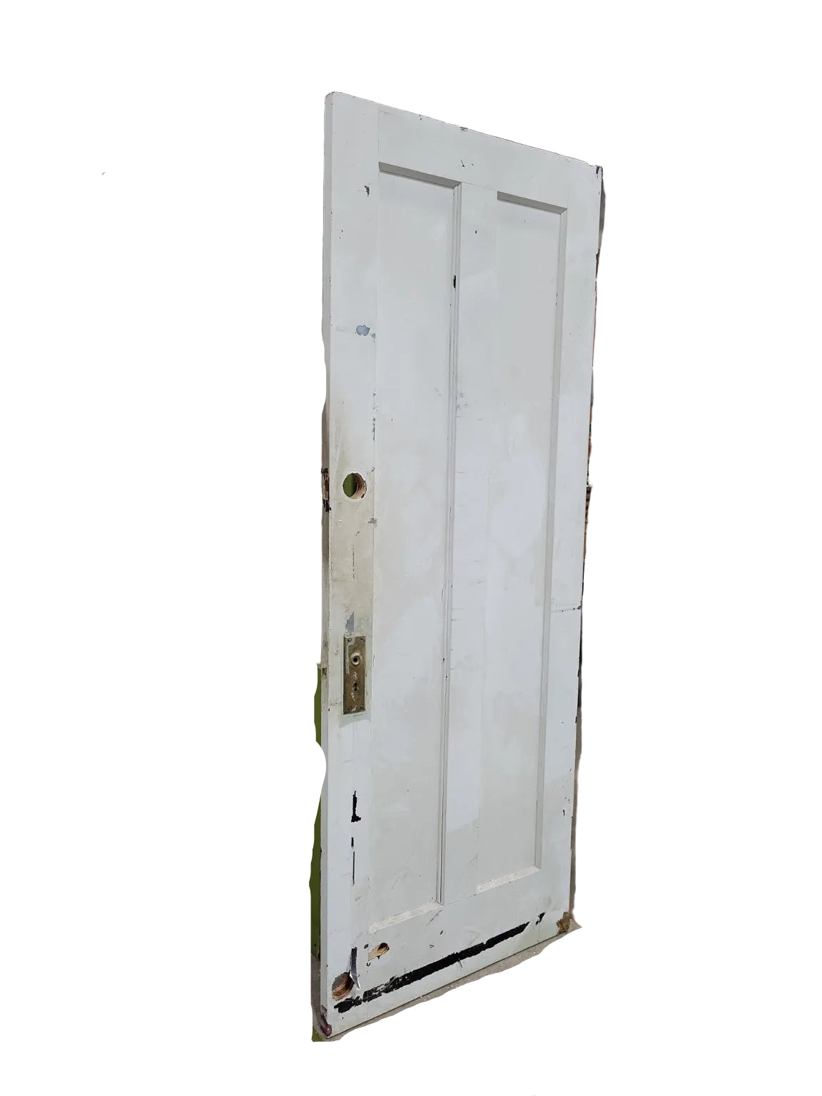 Vintage 2-Panel Interior Wood Door – Painted