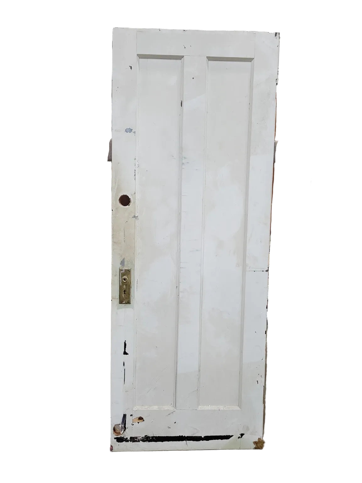 Vintage 2-Panel Interior Wood Door – Painted