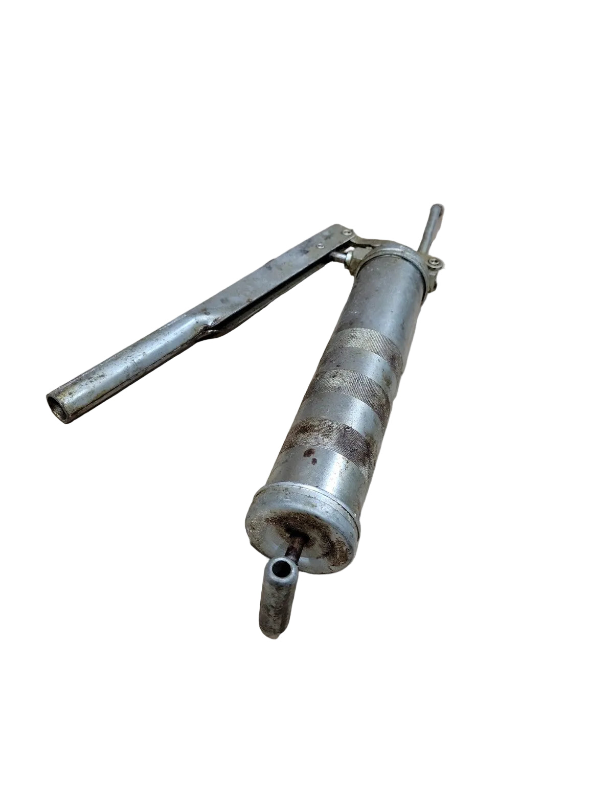 Vintage J-MARK Lever Grease Gun – Industrial Hand Pump Tool
