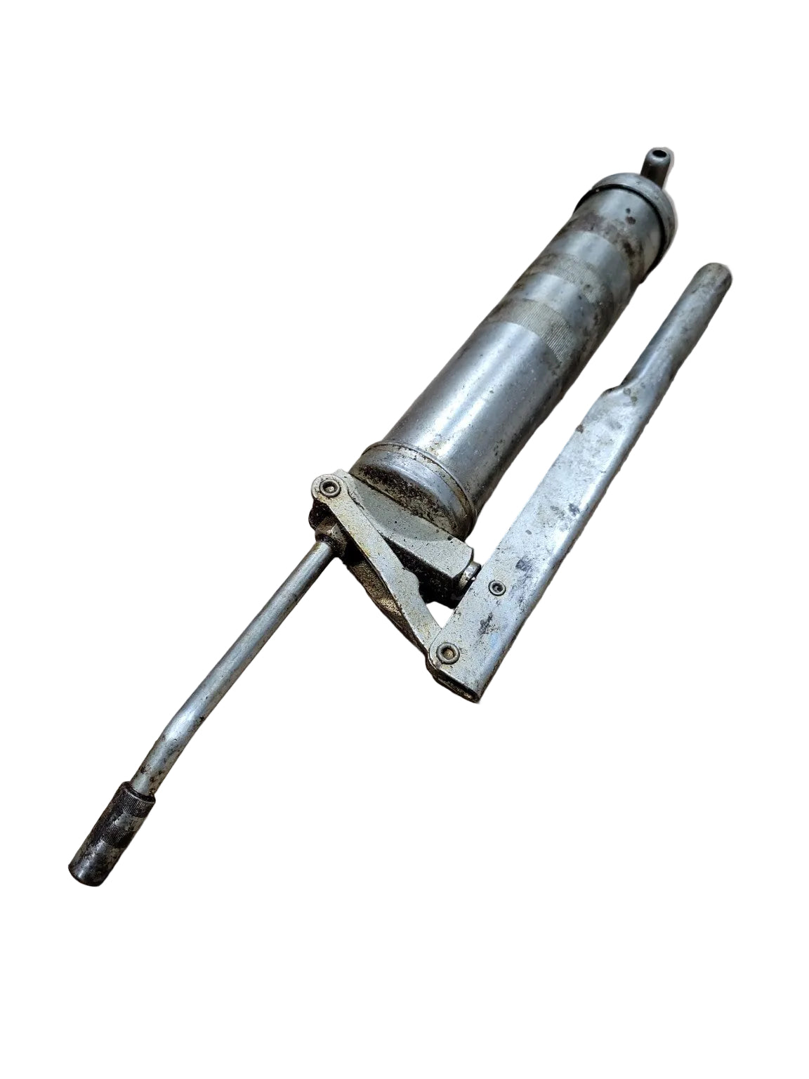Vintage J-MARK Lever Grease Gun – Industrial Hand Pump Tool