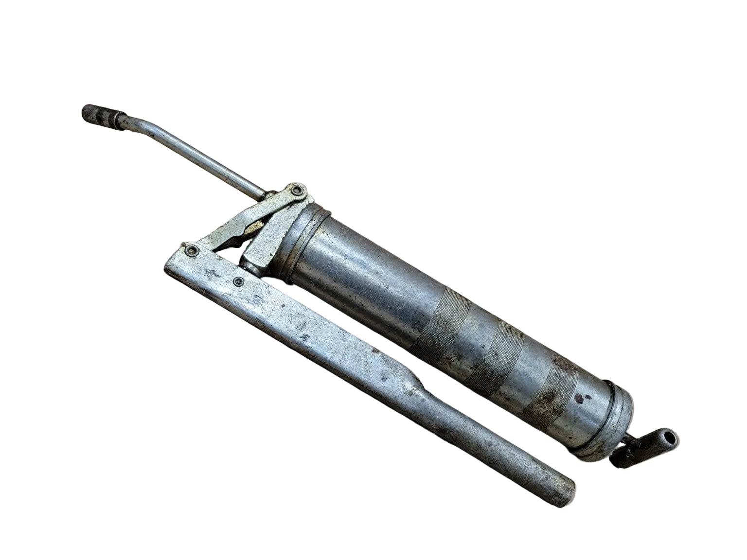 Vintage J-MARK Lever Grease Gun – Industrial Hand Pump Tool