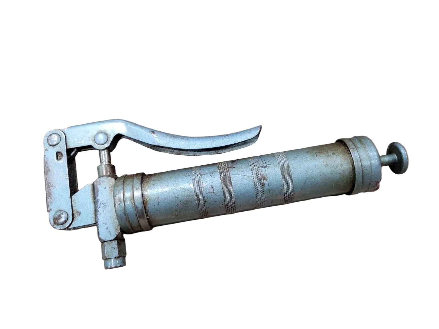Vintage Lever-Action Grease Gun – Steel Hand Pump Tool