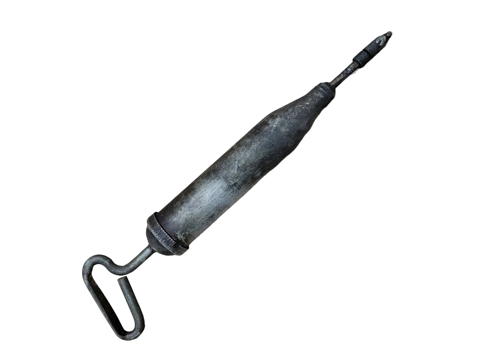 Vintage Alemite Hydraulic Grease Gun – T-Handle Push Style
