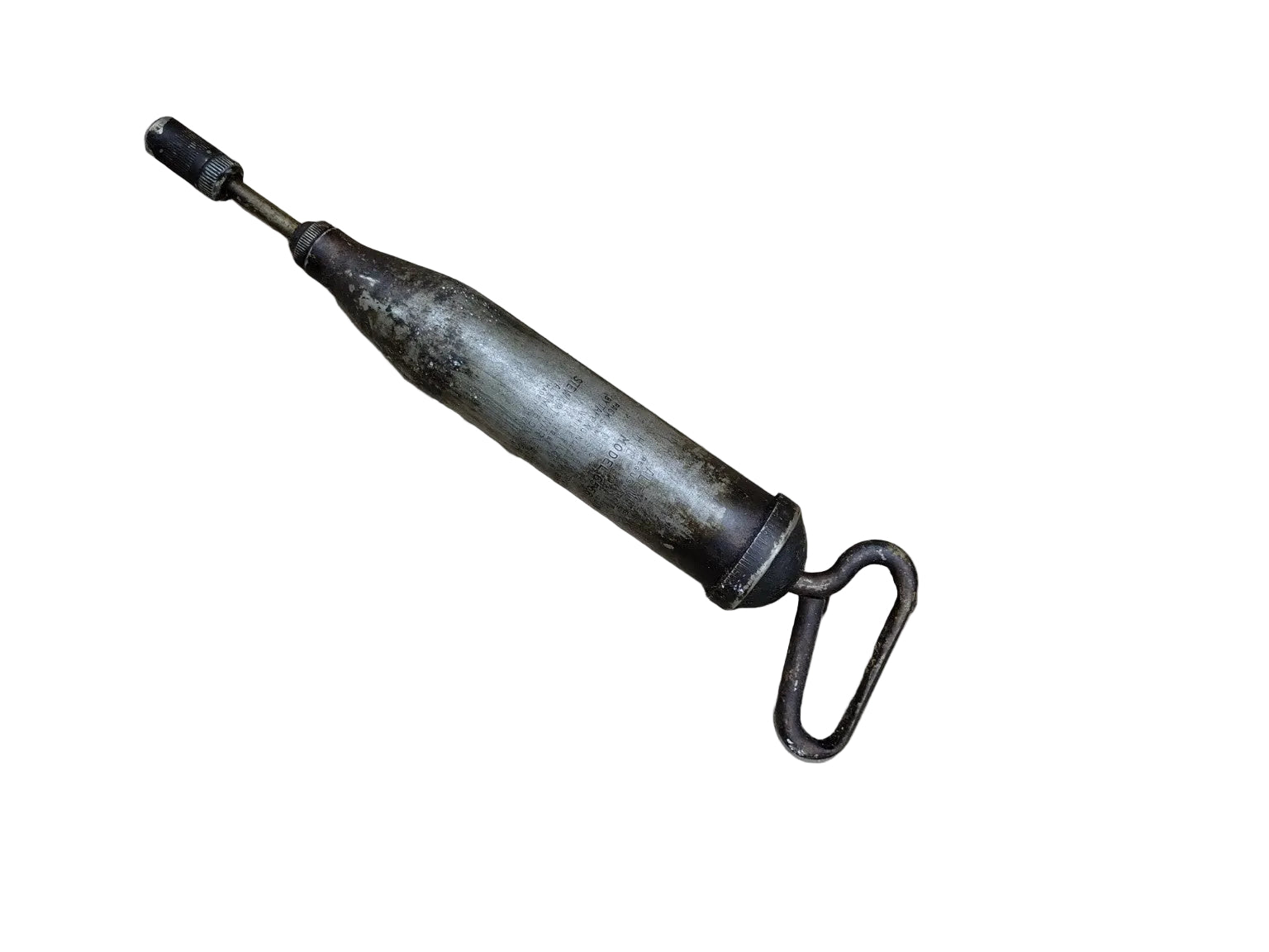 Vintage Alemite Model 6556 Hydraulic Grease Gun – Industrial Steel Tool