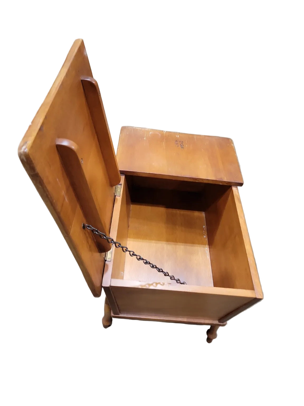 Vintage Cushman Colonial Maple Storage Bench