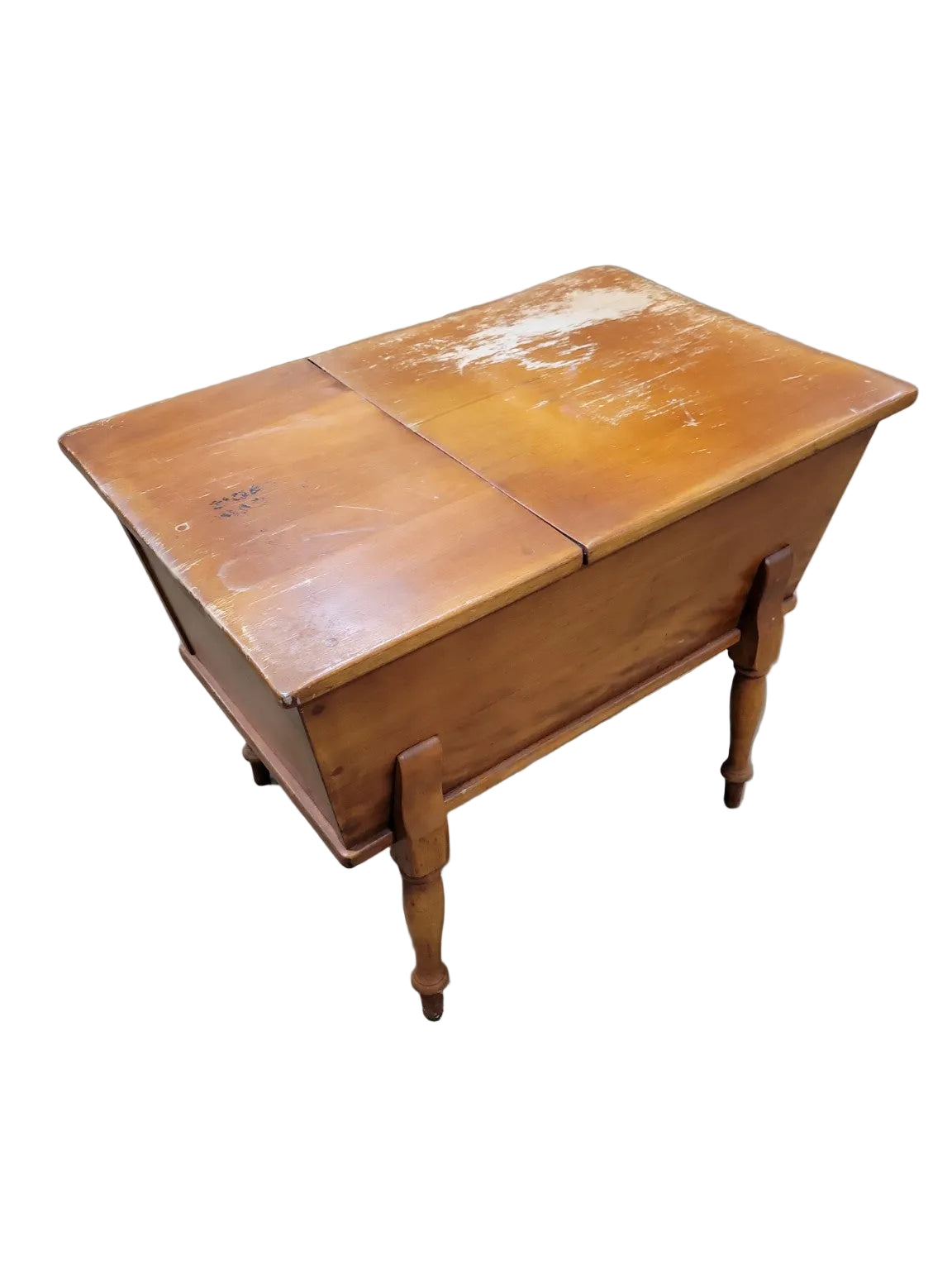 Vintage Cushman Colonial Maple Storage Bench