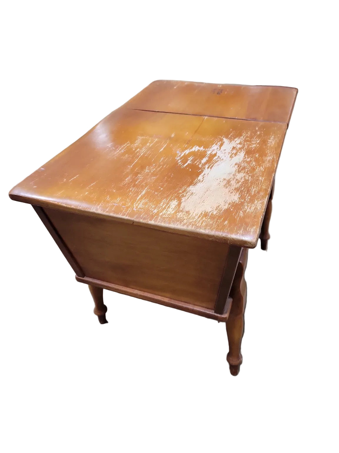 Vintage Cushman Colonial Maple Storage Bench