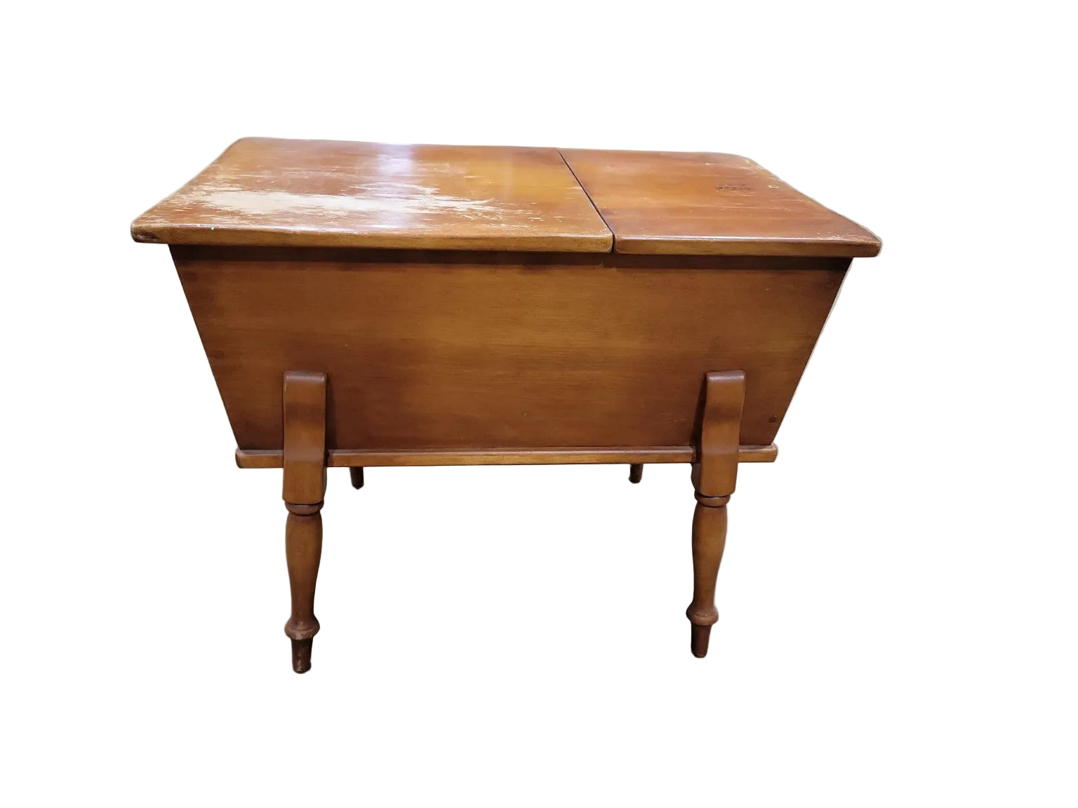 Vintage Cushman Colonial Maple Storage Bench