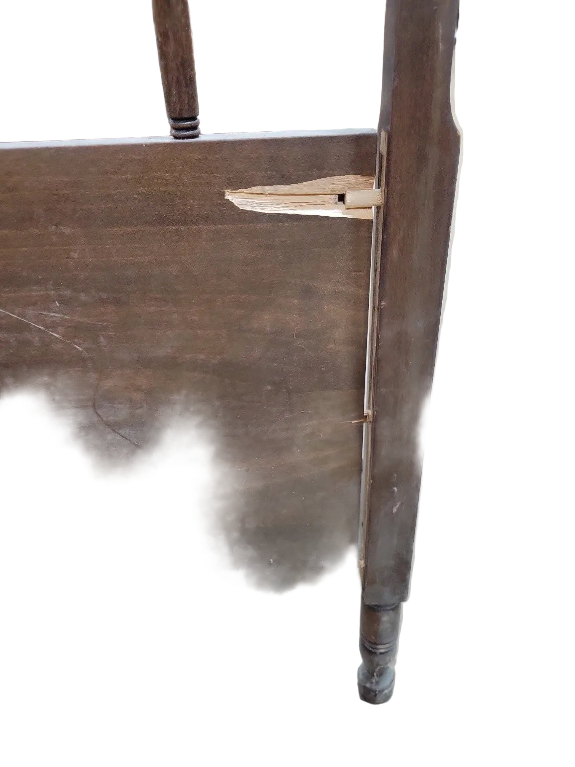 Antique Cottage Style Twin Bed Frame – Turned Spindle Wood